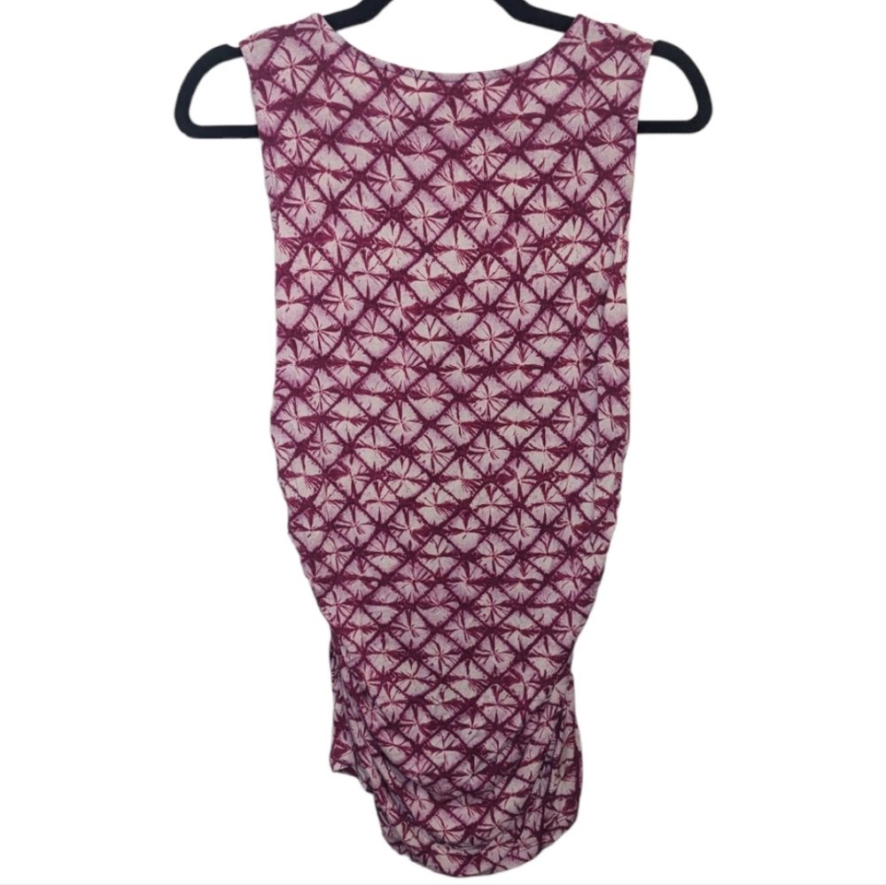 Michael Michael Kors Women's Abstract Print Scrunched Tank Top - Picture 2 of 10